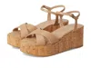 Stuart Weitzman Dayna Wedge In Brown