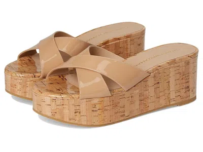 Stuart Weitzman Dayna Wedge Slide In Brown