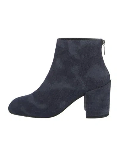 Pre-owned Stuart Weitzman Denim Boots In Blue