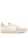 Stuart Weitzman Derby Leather Sneakers In White