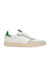 Stuart Weitzman Derby Leather Sneakers In White