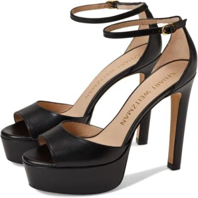 Pre-owned Stuart Weitzman Discoplatform Sandal In Black 1