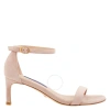 STUART WEITZMAN STUART WEITZMAN DOLCE NUNAKEDSTRAIGHT 60 SUEDE HEEL SANDALS