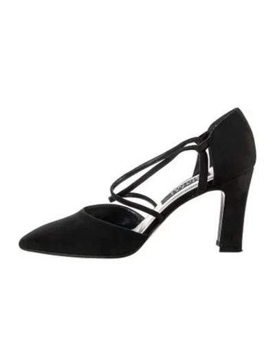 Pre-owned Stuart Weitzman D'orsay Pumps In Black