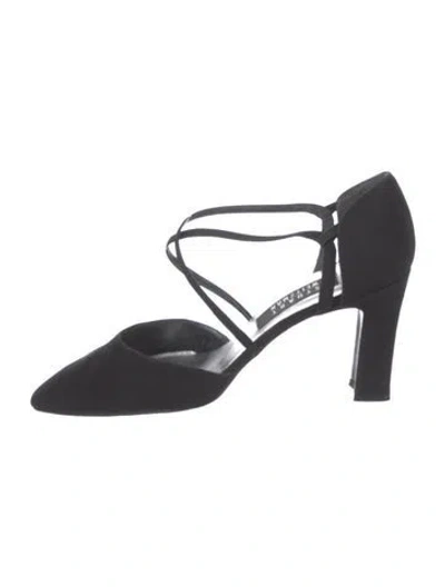 Pre-owned Stuart Weitzman D'orsay Pumps In Black
