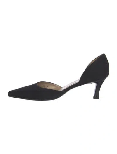 Pre-owned Stuart Weitzman D'orsay Pumps In Black