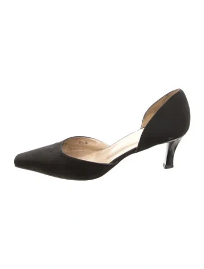 Pre-owned Stuart Weitzman D'orsay Pumps In Black