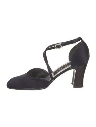 Pre-owned Stuart Weitzman D'orsay Pumps In Blue