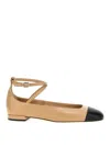 Stuart Weitzman Eden Strap Flat Shoes Multicolor In Multicolour