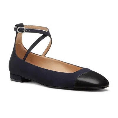 Stuart Weitzman Eden Strap Sj724-xeb Womens Blue Ankle Strap Flat Zogg3189