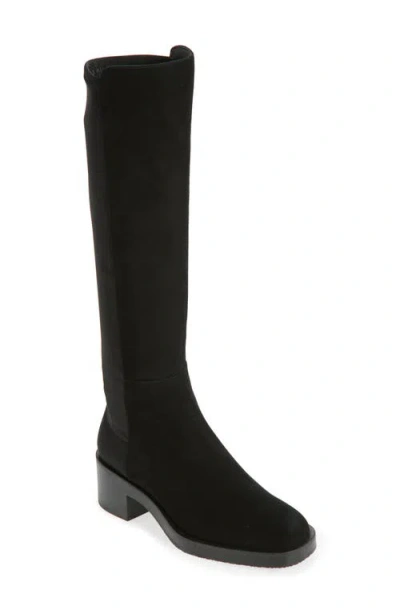 Stuart Weitzman Effortless Stretch Back Boot In Black