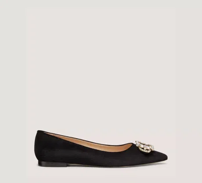 Stuart Weitzman Eloise Flat The Sw Outlet In Black