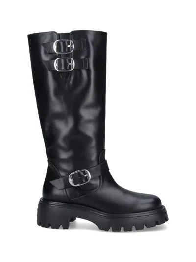 STUART WEITZMAN EMERSON BIKER BOOTS