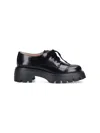 Stuart Weitzman Emerson Derby Shoes In Black