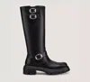 Stuart Weitzman Emerson Moto Boots In Black
