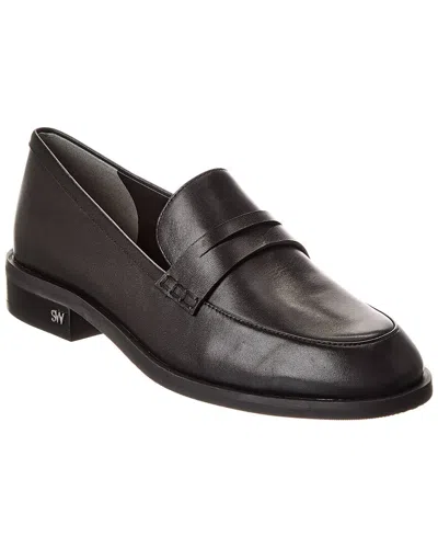 STUART WEITZMAN EMI LEATHER LOAFER