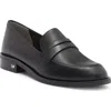 Stuart Weitzman Emi Penny Loafer In Black