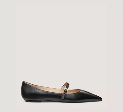 Stuart Weitzman Emilia Mary Jane Flats & Loafers In Black