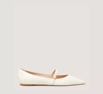 Stuart Weitzman Emilia Mary Jane Flat In Seashell