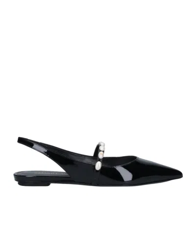 STUART WEITZMAN STUART WEITZMAN EMILIA PEARLITA SLINGBACK FLAT SHOES