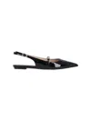Stuart Weitzman Emilia Slingback Mules In Black