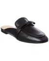 Stuart Weitzman Emma Slippers Aus Leder Mit Schleife In Black