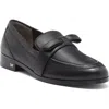 Stuart Weitzman Emma Bow Loafer In Black