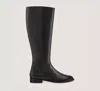 Stuart Weitzman Equestrian Zip Boot The Sw Outlet In Black
