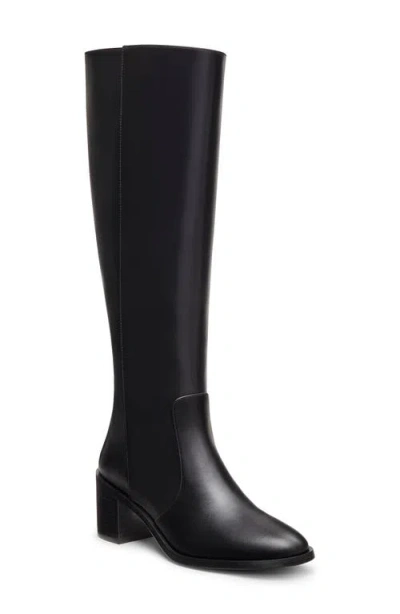 Stuart Weitzman Esme Knee Hight Boot In Black Leather