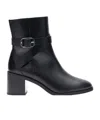 Stuart Weitzman Esme Laced Zipper Ankle Boots In Black