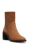 Stuart Weitzman Esme Zip Bootie In New Camel