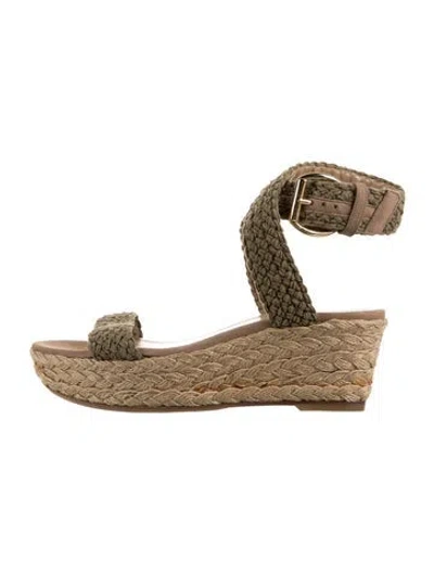 Pre-owned Stuart Weitzman Espadrilles In Neutrals