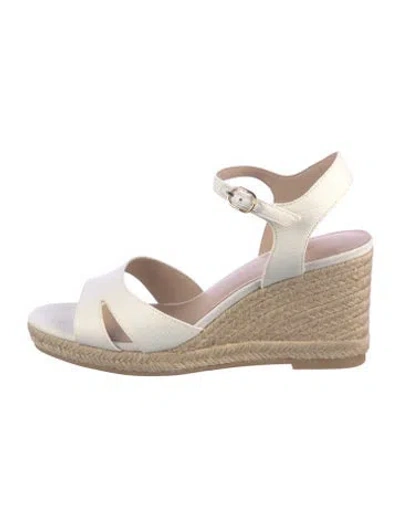 Pre-owned Stuart Weitzman Espadrilles W/ Tags In White
