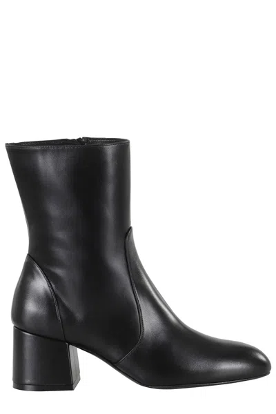Stuart Weitzman Essentiali St Zip 60 Boots In Black