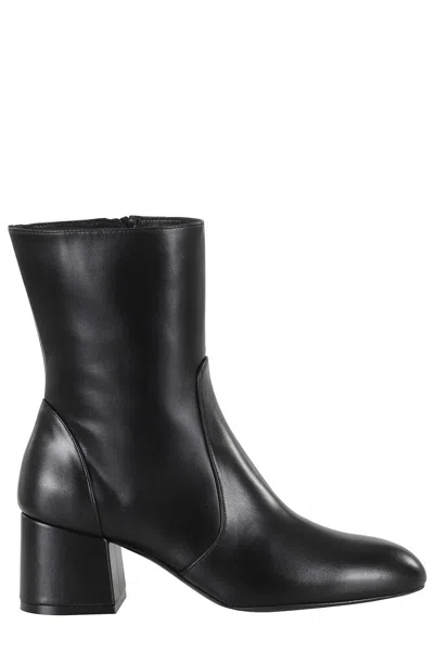 Stuart Weitzman Essentiali St Zip 60 Boots In Black