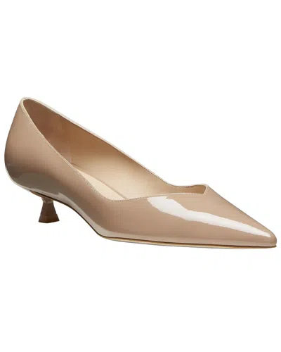 Stuart Weitzman Eva 35 Patent Pump In Neutral