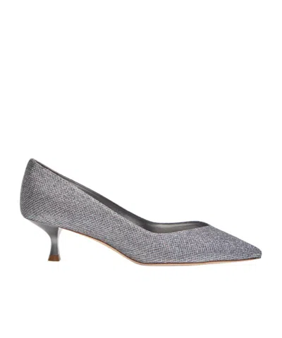 STUART WEITZMAN EVA 35MM GLITTER PUMPS