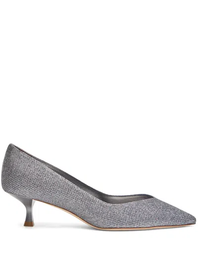 STUART WEITZMAN EVA 35MM GLITTER PUMPS
