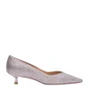 Stuart Weitzman Eva 35mm Pupms In Gray