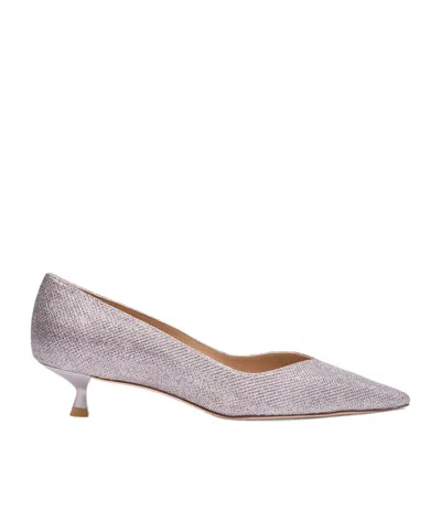 Stuart Weitzman Eva 35mm Pupms In Gray