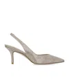 Stuart Weitzman Sling-back Heeled Pumps In Brown