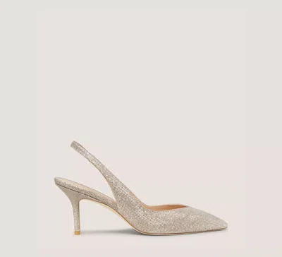 Stuart Weitzman Eva 75 Slingback Pumps & Heels In Poudre