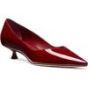 Stuart Weitzman Eva Patent Kitten-heel Pumps