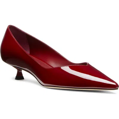 STUART WEITZMAN STUART WEITZMAN EVA KITTEN HEEL POINTED TOE PUMP