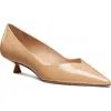 Stuart Weitzman Eva Kitten Heel Pointed Toe Pump