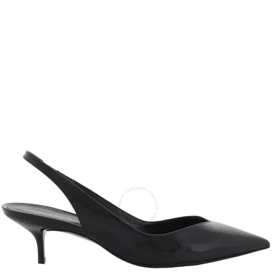 STUART WEITZMAN STUART WEITZMAN EVA PATENT LEATHER SLINGBACK PUMPS