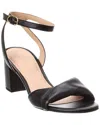 Stuart Weitzman Everly Block Heel Sandal In Black