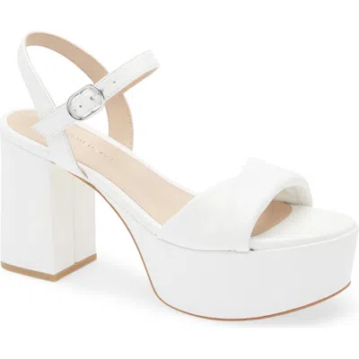 Stuart Weitzman Everly Block Heel Platform Sandal In Multi