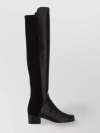 Stuart Weitzman Leather Reserve Boots In Black