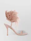 Stuart Weitzman Feather 100 Sandals In Suede Leather